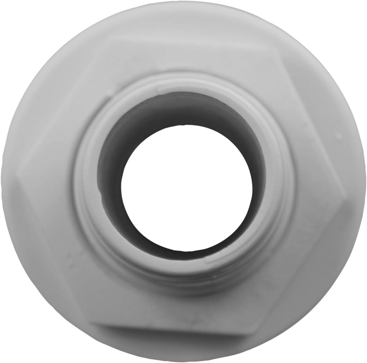 Attwood 3874-3 Polypropylene Durable Thru-Hull Connector Fitting, White Finish