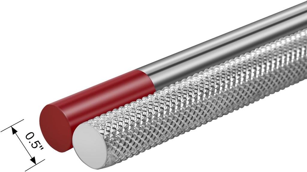 Premium 2Pcs Winding Bars with Non-Slip Handle 1/2’’ in Diameter X 17.5’’ in Length,Used for Garage Door Torsion Spring