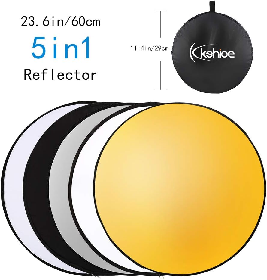 Photography Lighting Kit, 6.5x10feet/2x3m Backdrops Stand Support System, 5 in 1 reflectors, 1600w 5500k Umbrellas