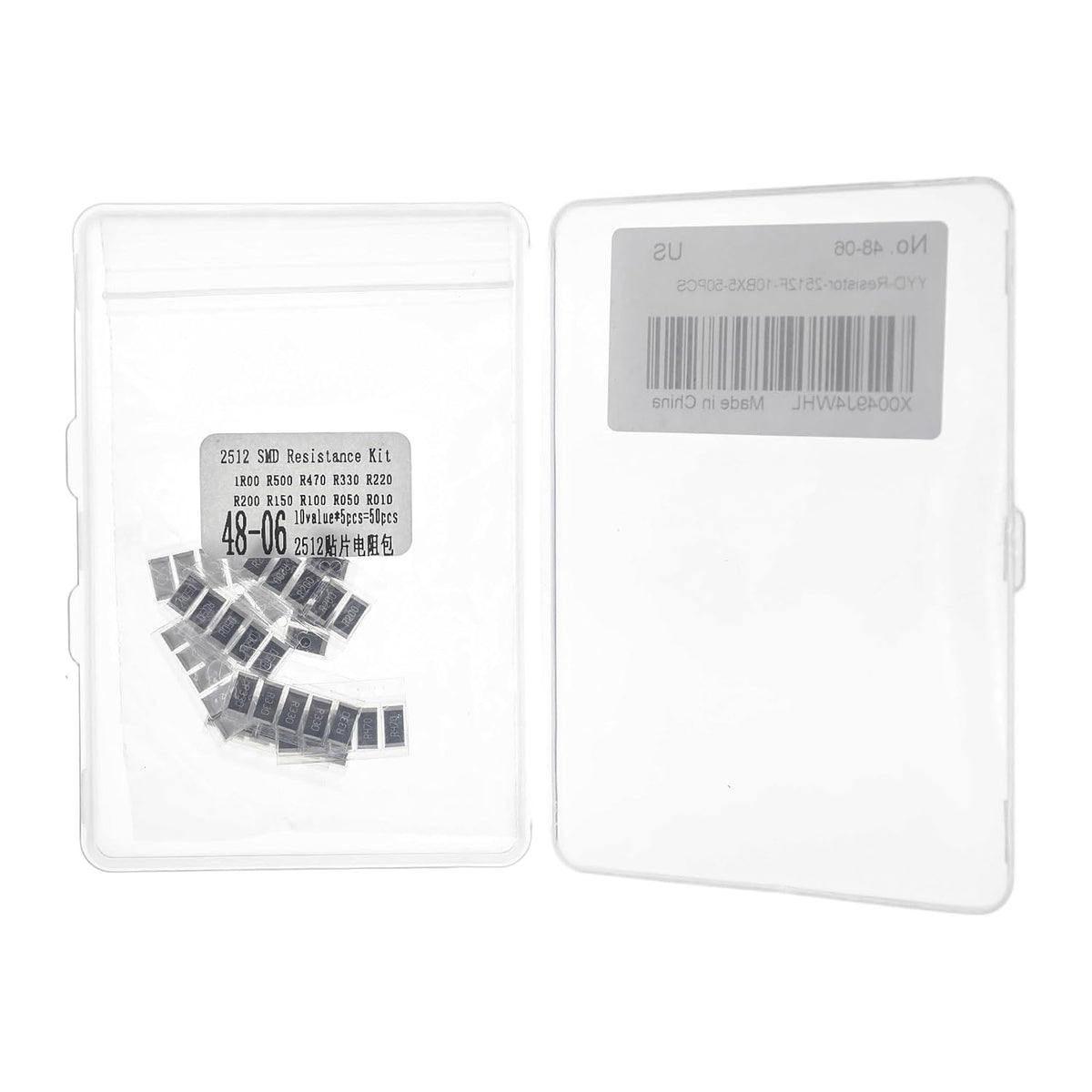 2512 SMD Resistor Kit 10 Values 50 Pcs 1% Chip Resistor