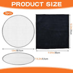 3‑Pack Aluminum Pizza Screens, 12 Inch Baking Screens for Home Oven