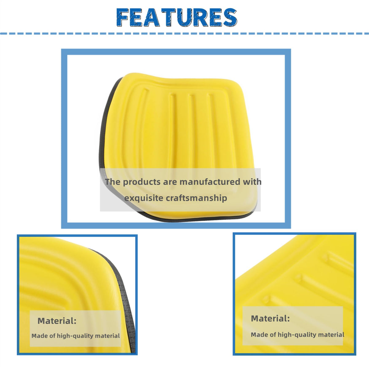 WFLNHB M118632 Backhoe Seat Replacement for John Deere 7 8 8A 8B