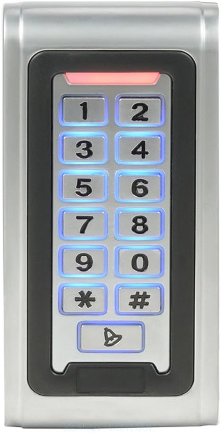 Waterproof Metal RFID PIN Code Door Security Access Control System ANSI Standard North American Heavy Duty Electric