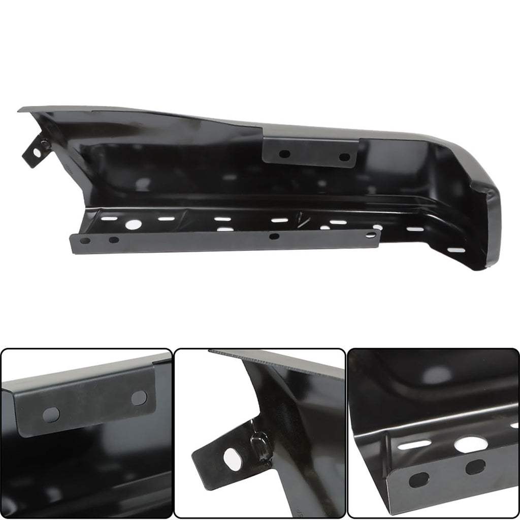LABLT Rear Right Passenger Side Bumper End Black Replacement for F150