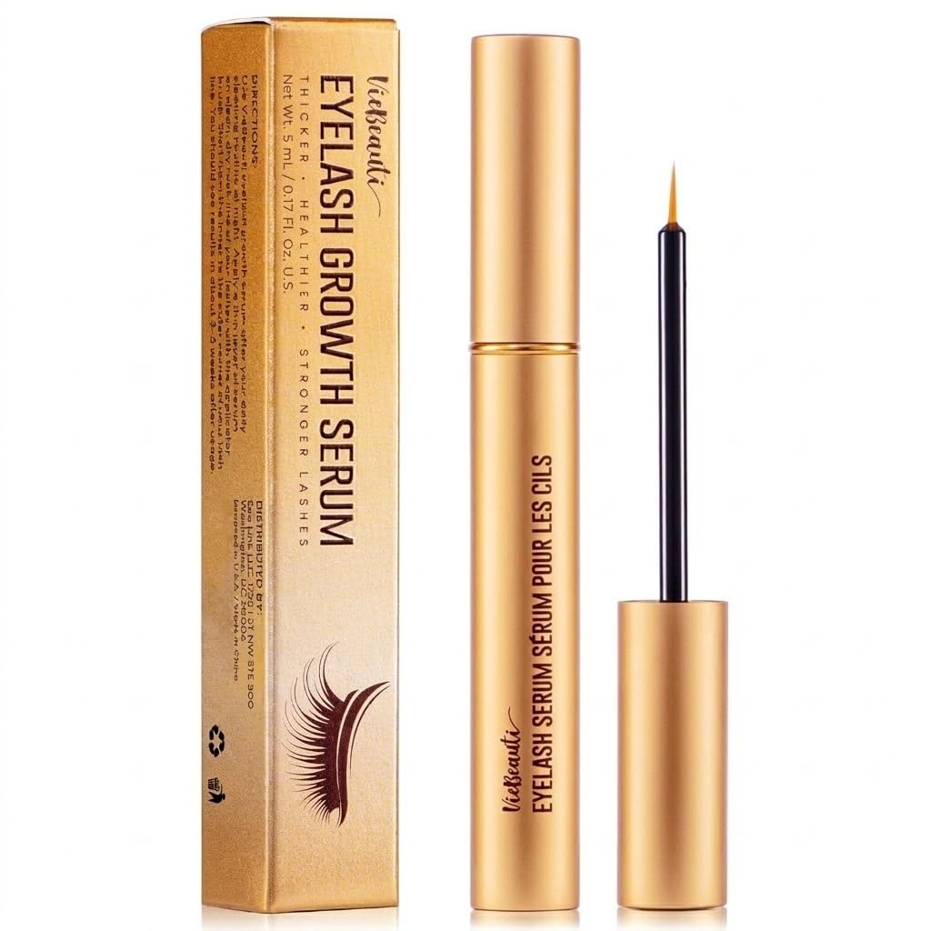 Lash Serum for Eyelash Growth: 5mL Eyelash Growth Serum with Advanced Formula to Boost Longer Fuller and Thicker