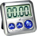 Elegant Digital Kitchen Timer Stainless Steel - Loud Alarm Model eT24 Plum