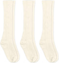 Girl's Classic Cable Knee High Socks 3 Pair Pack