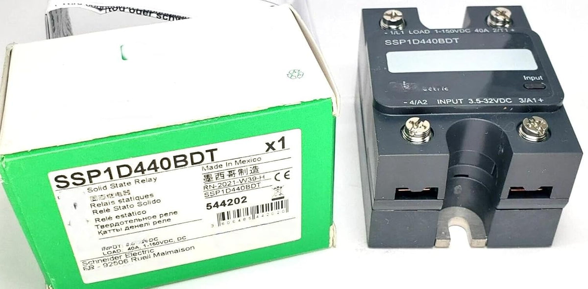 SSP1D440BDT Solid State Relay 40A 1-150VDC Industrial Relay for Schneider