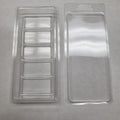 5 Cavity Snap Bar Wax Melt Clamshell (2 pc.) - 100 Sets Great for Snap Bars, Wax Melts, Handmade Soaps
