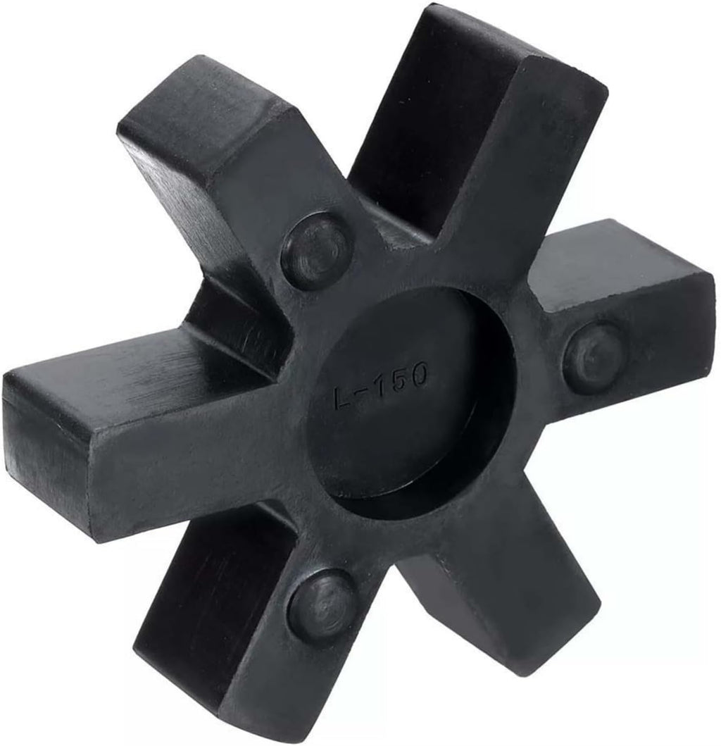 L150 Flexible Rubber Jaw Coupling Inserts 2 Pack Solid Spider Center For Lovejoy L‑150 Industrial Machinery Power Transmission