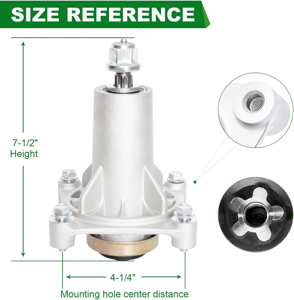 42" 46" 48" 54" Inch Deck Spindle Assembly Fit for Husqvarna YTH22V46 YTH24V48 YTA22V46 Craftsman YS4500 Lawn Mower