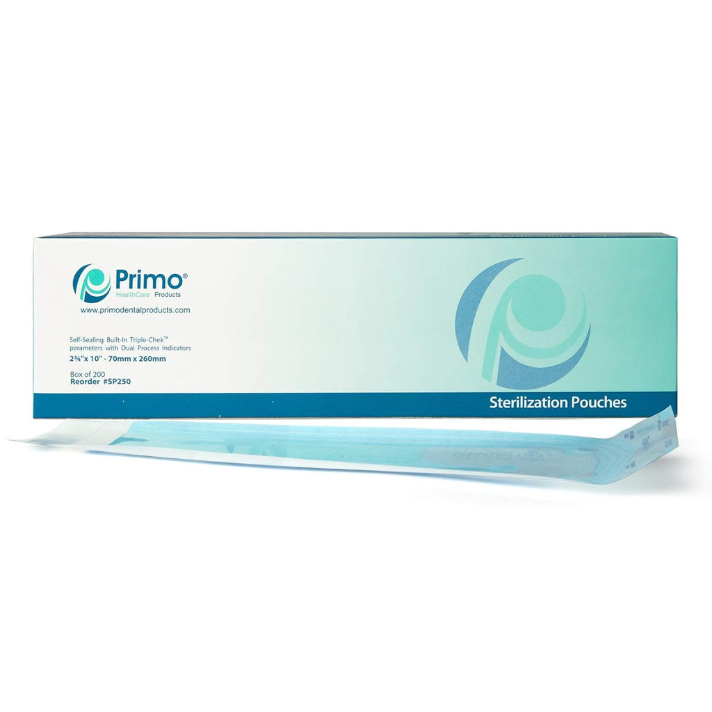 SP250 Self Seal Sterilization Pouches 2.75 x 10 (Pack of 200)