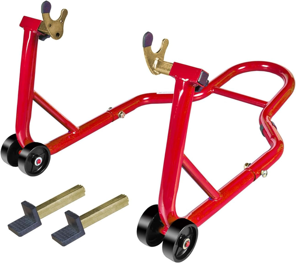 Motorcycle Stand Rear Combo Wheel Lift Stands, 500Lbs Capacity,Swingarm Spool Paddock Stands for Sport Bike,Fit for