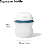 OXO Good Grips Prep & Go Silicone Squeeze Bottles 2 Pack-2.3oz, Ocean Blue