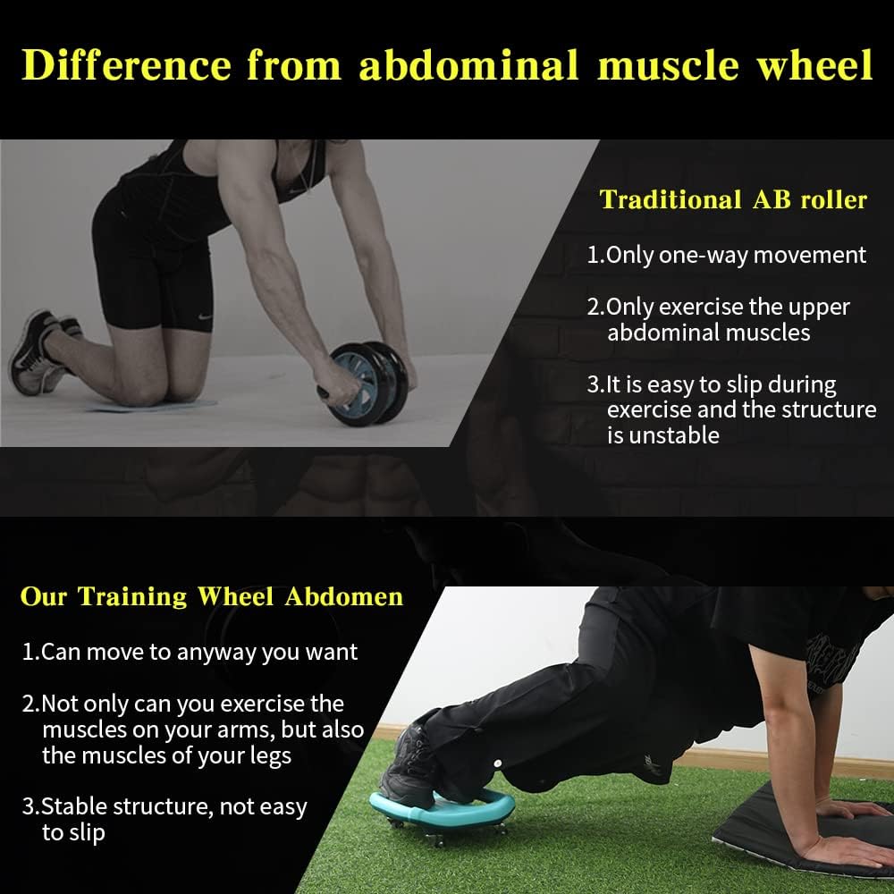 Ab Roller for Ab Workout, Ab Roller Wheel Exercise Equipment for Core Workout, Ab Wheel Roller for Home Gym, Ab