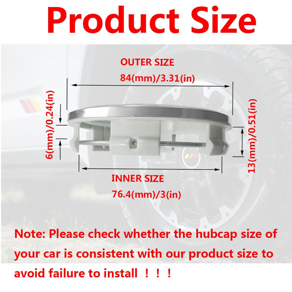 Wheel Center Cap Compatible with 2022-25 Toyota Tundra (Mountain)