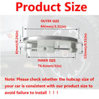 Wheel Center Cap Compatible with 2022-25 Toyota Tundra (Mountain)