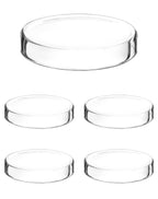 Glass Petri Dishes with Lid, Thicken, 120mm x 26mm, 5 Pack