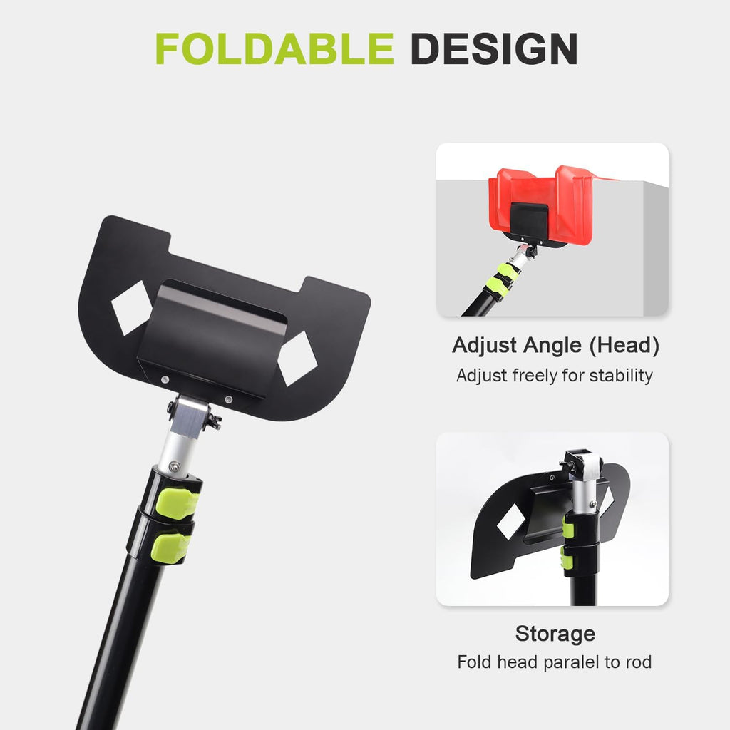8 Foot Extension Handle for Board Corner Protector, Foldable Cargo Load Corner Protector V Edge Guards Handle