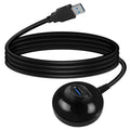 4.9FT USB 3.0 Extension Cable with Pedestal,5Gbps USB 3.0 Type-A Male to Female Extension Stand for USB WiFi