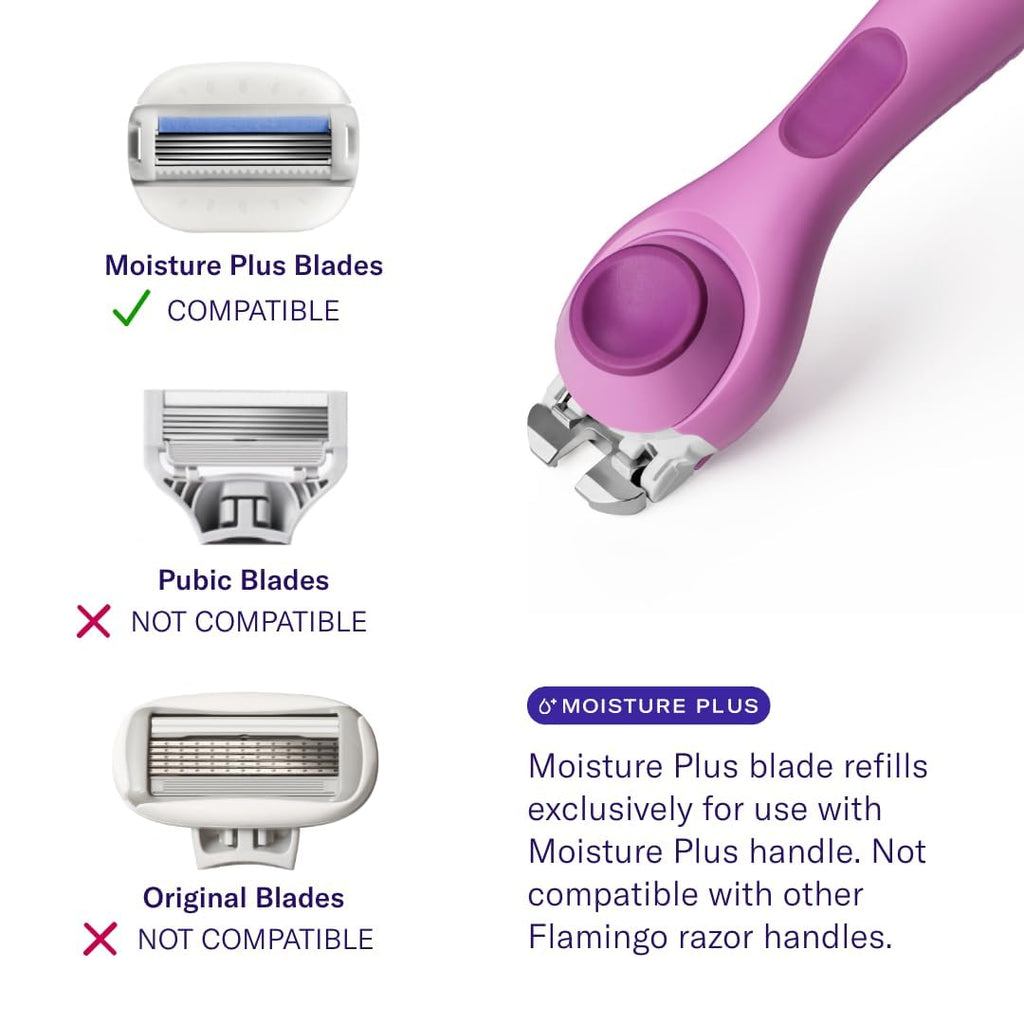 Moisture Plus Razor Blades for Women - 6 Count