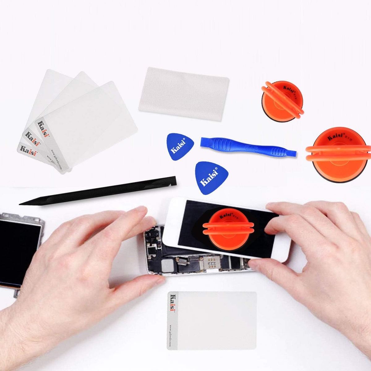 Kaisiking 11 PCS Screen Suction Cup Kit LCD Screen Opening Tools
