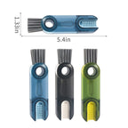 3 in 1 Cup Lid Gap Cleaning Brush Set, Multifunctional Insulation Bottle Cleaning Tools, Mutipurpose Tiny Silicone
