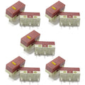 10Pcs Original Mouse Micro Switch 3Pins 30M Clicks Mice Mute Button Set Yellow Mouse Microswitch On Off Micro Switches