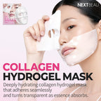 Collagen Hydrogel Face Mask, Pack of 4, 34g Each