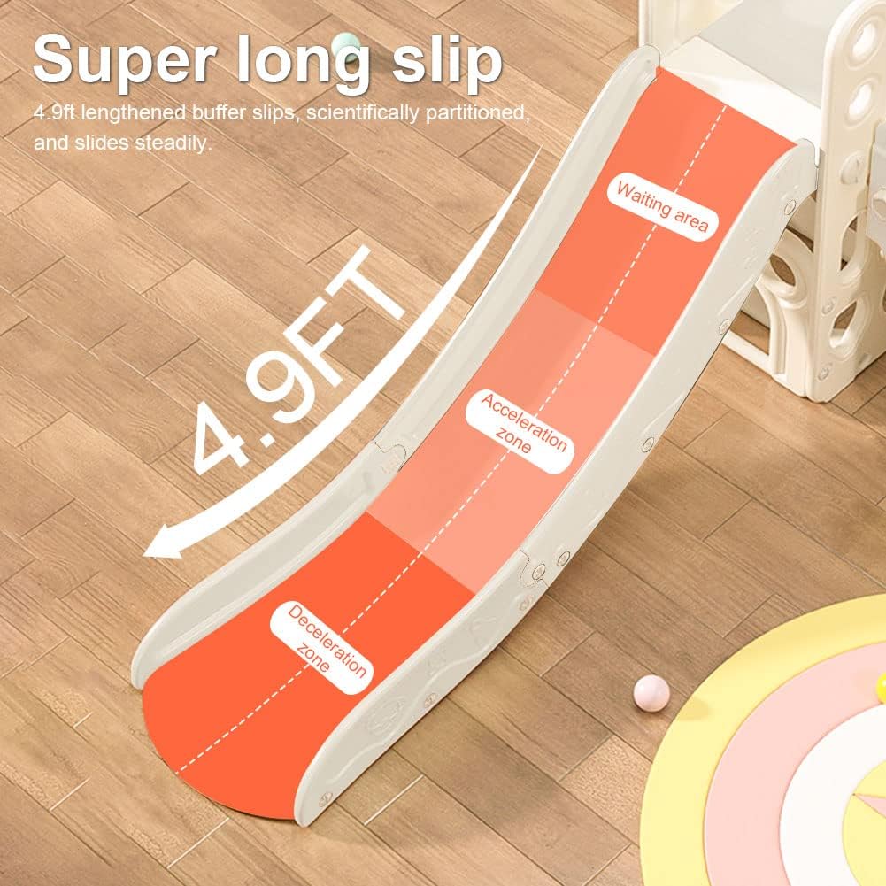 Children's Slide Suitable for Children Age 1-12 Years Old to Play and Climb on The Slide