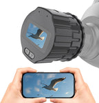 64GB Digital Eyepiece Telescope Camera: 2K HD Video Recording & WiFi Telescope Microscope Accessory, 25-50mm Eyepiece