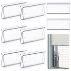 8 Pieces Plastic Shade Pulls for Roller Shades Handles, Clear