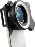 10-20X Macro Lens for iPhone & Android Phones | HD Photography Lens Kit with Universal Clip & 45-Mode Fill Light |
