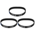 uxcell 3pcs HTD-5M Rubber Timing Belt 60 Teeth, 300mm Pitch Length x 15mm Width x 3.6mm Height, Closed Loop Pulley Timing Belt