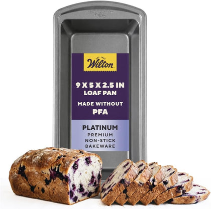 Platinum Non-Stick Loaf Pan, Made Without PFAS, 9 x 5 in