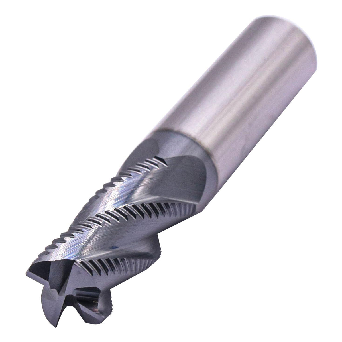 4 Flute Solid Carbide Roughing End Mill(1Pc, 5/8"), ALCrSiN Nano Coated