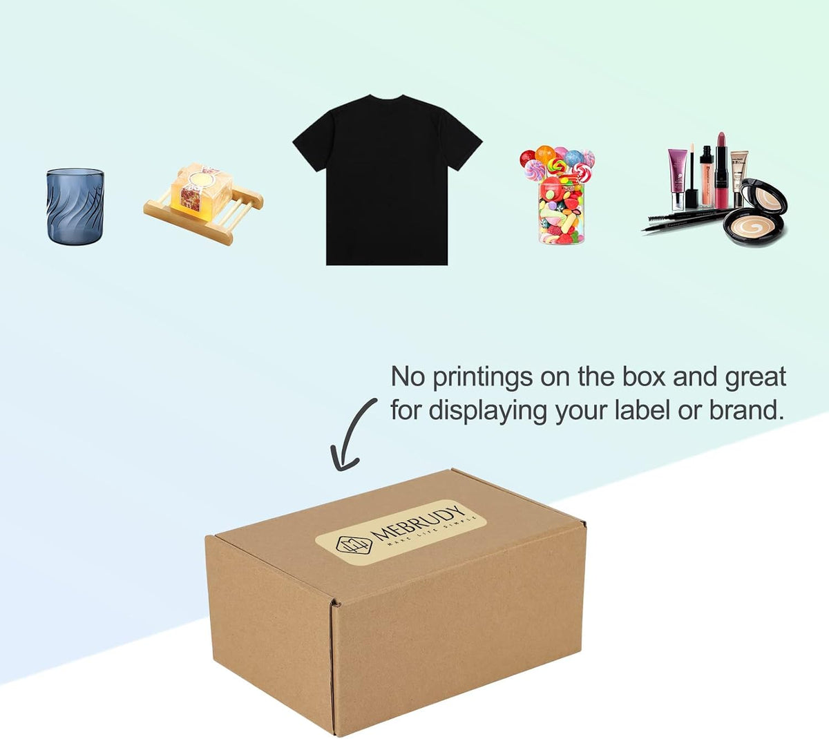 9x6x2 Inches Shipping Boxes Pack of 25, Small Corrugated Cardboard Box for Mailing Packing Literature Mailer