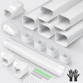 Mini Split Line Set Cover: 3 Inch 10Ft DIY Decorative Outdoor PVC Tubing Cover Kit for Mini Split, Air Conditioner