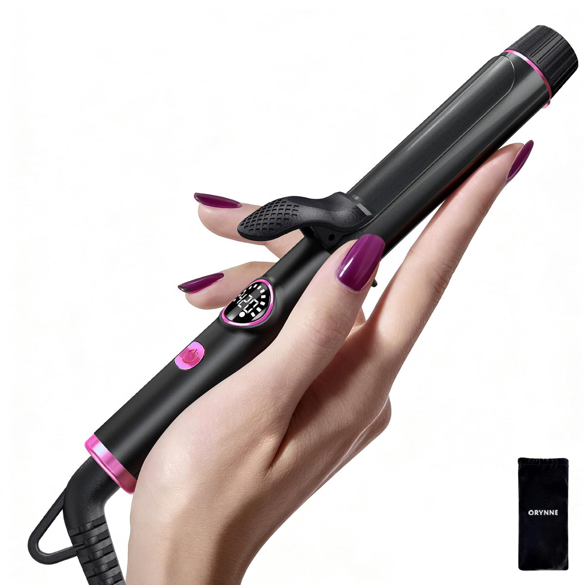 Mini Travel Curling Iron for Short Hair 1 Inch