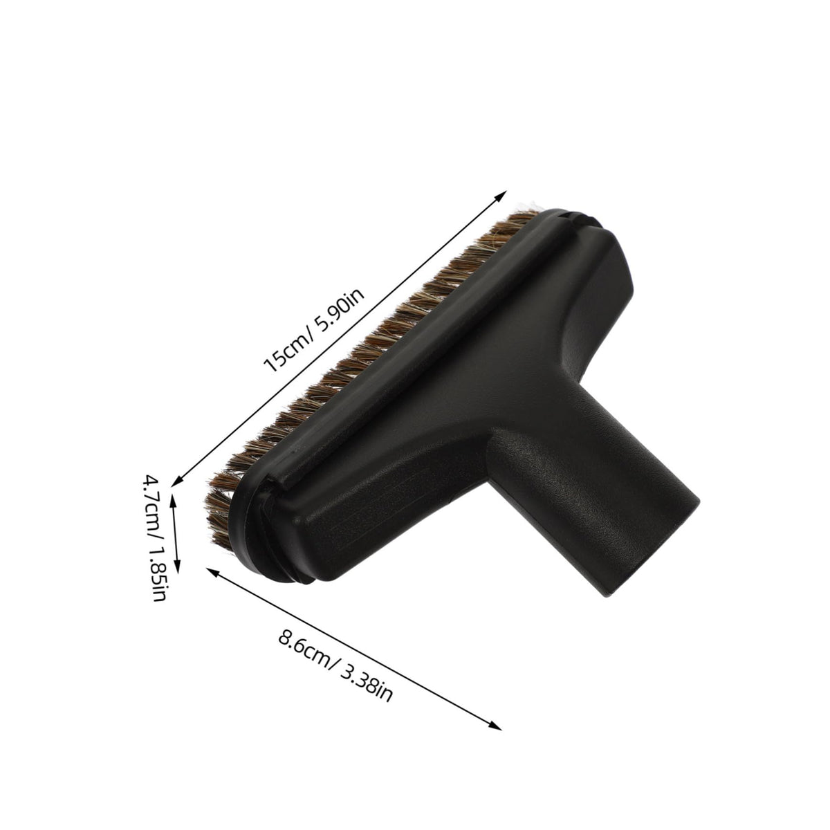 FELTECHELECTR Vacuum Cleaner Tool Brush for Car Cleaning 32mm Black Plastic