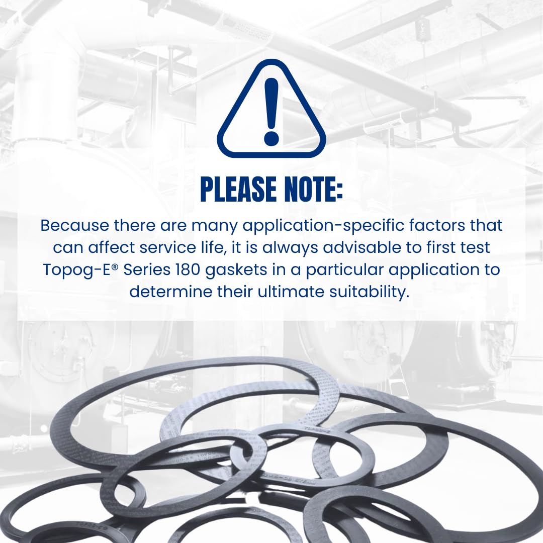 Topog-E Series 180 Elliptical Boiler Handhole Gasket 1/2" E Flange (3" x 4" x 1/2" E)