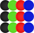 12 Pieces Home Air Hockey Pucks 2.5 Inch Heavy Replacement Pucks for Game Tables Equipment Accessories, 12 Grams