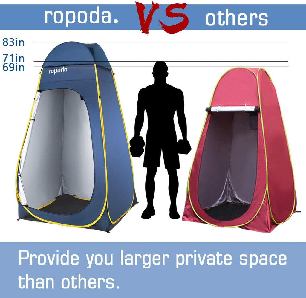 Pop Up Changing Tent 83" x 48" x 48", 6.9FT Upgrade Shower Tent, Portable Changing Room, Shower Tents for Camping
