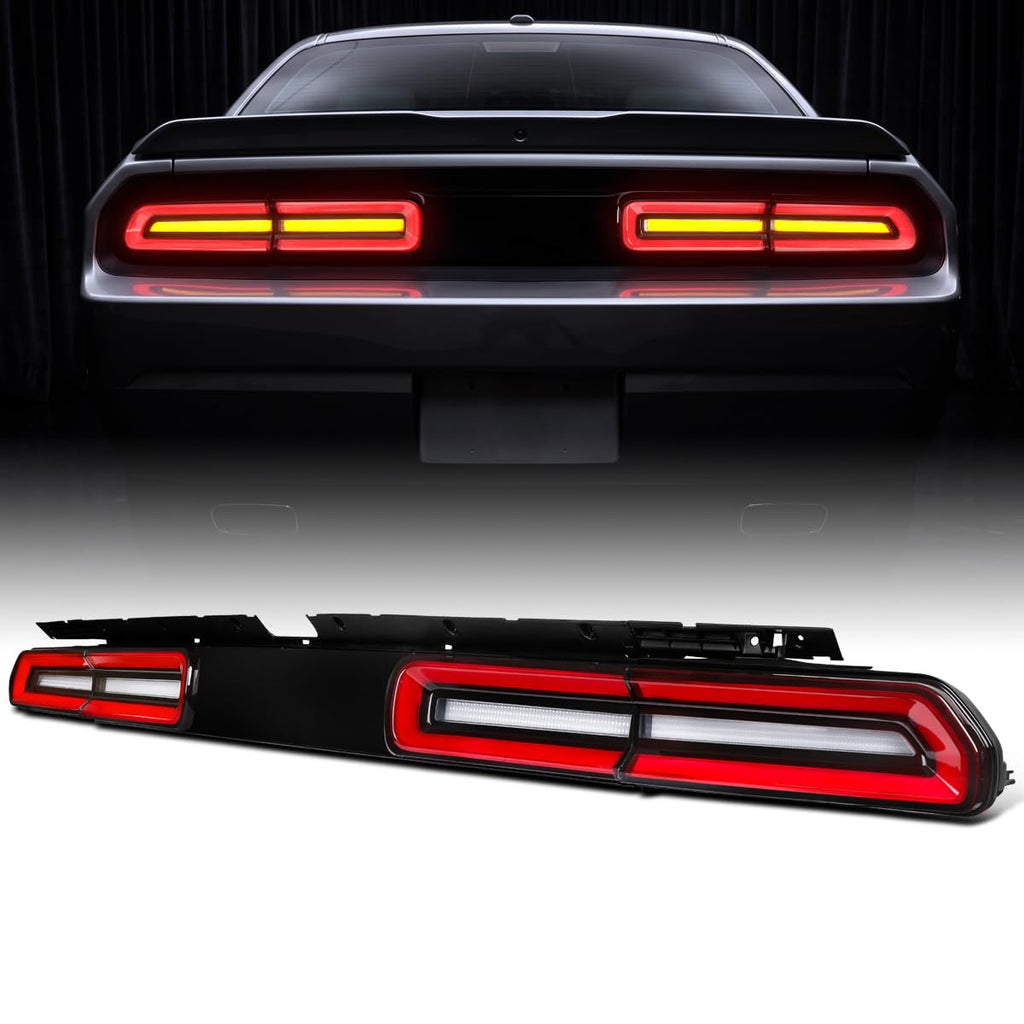 Fits 2008-2014 Dodge Challenger Full LED Tail Lights