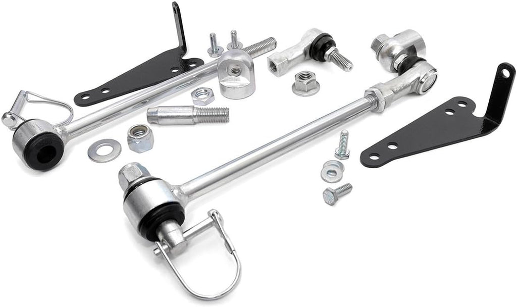 Rough Country Front Sway Bar Disconnects for 1997-2006 Wrangler TJ | 2.5" - 1129