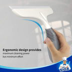 Silicone Squeegee for Shower Doors, 10 inch, White & Gray, 2 Pack