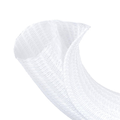 3/4 Inch 8ft Cable Management Loom Sleeve Cord Protector Wire Wrap Cover