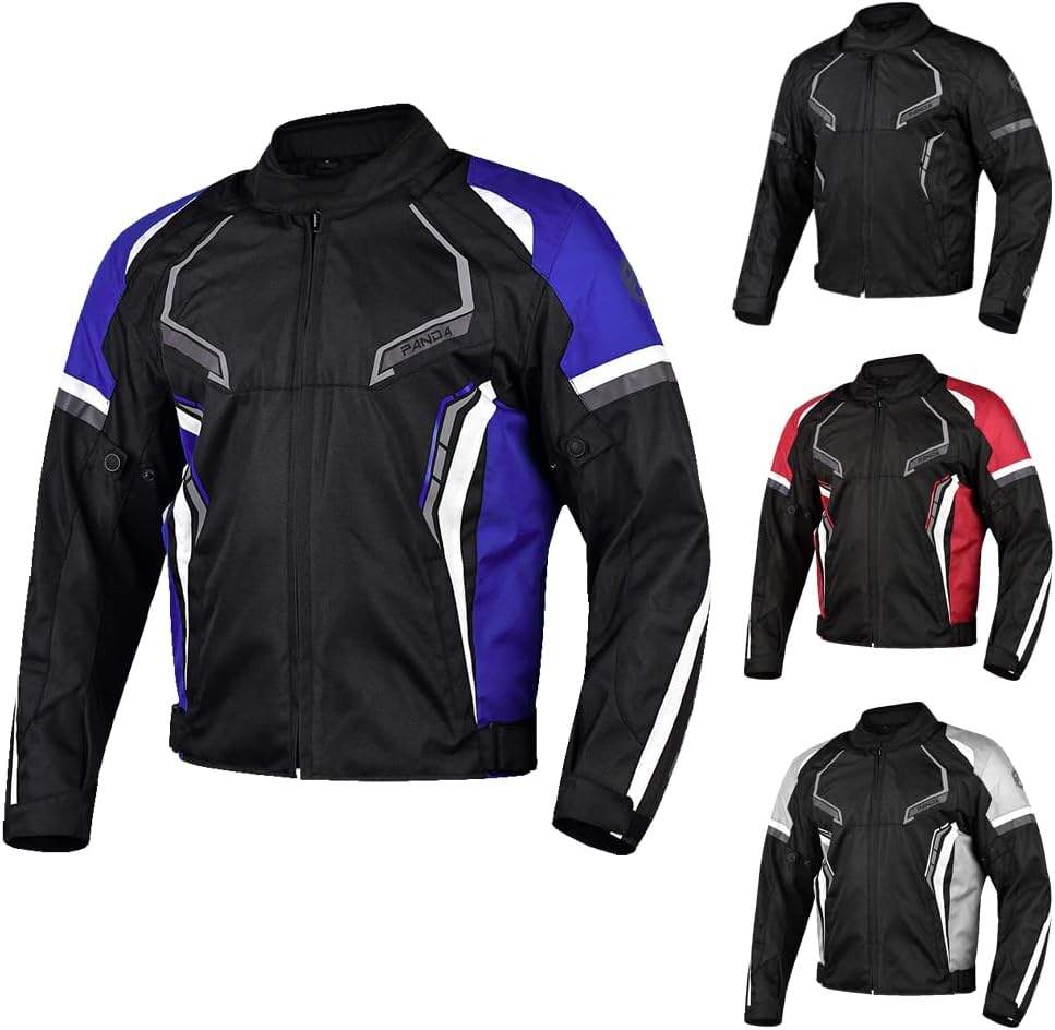 Motorcycle Jacket for Men & Women All Season Hi Viz Armored Safe Riding Enduro Dual Sport Motorbike Adventure Touring