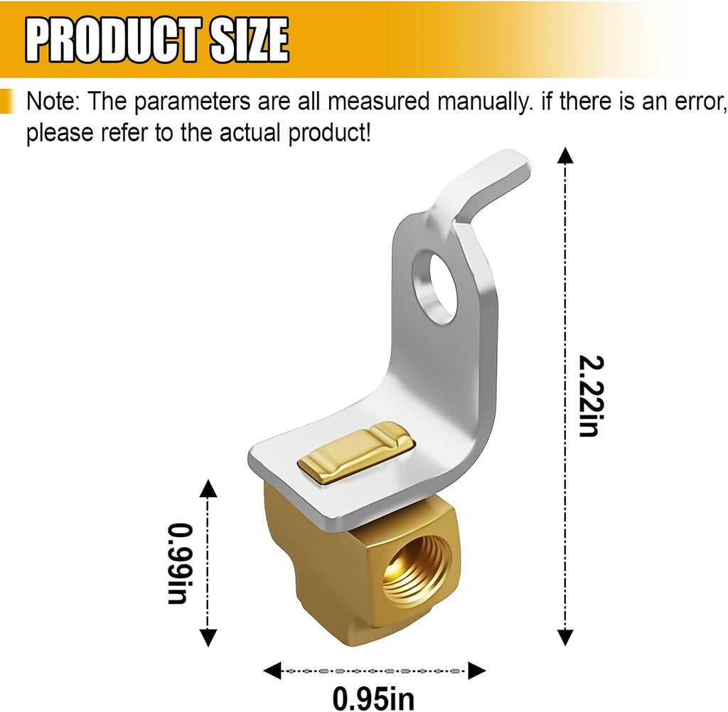 3-Way Brake Line Tee with Mounting Bracket