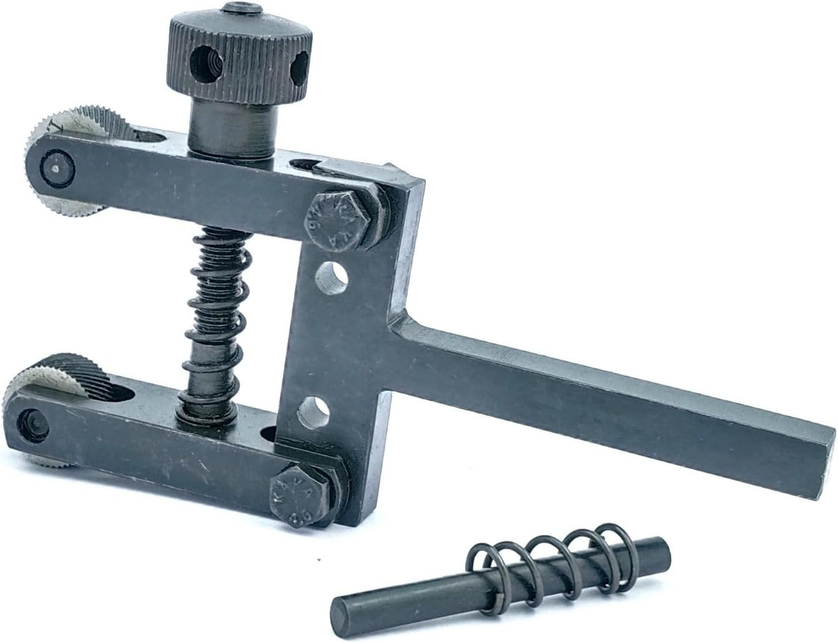 Spring Loaded Clamp Type Knurling Tool 2" Capacity for Lathes 3/8" Shank Machine Tools (U)